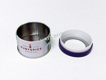 Porcellana Latta del tè del metallo che imballa con il coperchio di gomma di plastica interno, scatola di stoccaggio del tè della latta fornitore