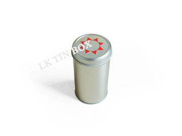 Porcellana Contenitore sciolto verde ermetico di latta del tè del piccolo metallo rotondo con il coperchio interno della manopola di alluminio fornitore