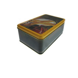 Porcellana scatola metallica su misura rettangolare del tè del contenitore di latta del sapone del metallo di 192 x di 121 x di 68mm grande fornitore