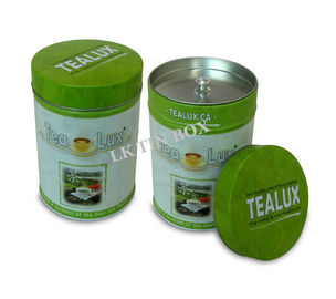 Porcellana 67mm hanno stampato il contenitore rotondo ermetico di latta di Kaldi per stoccaggio della scatola metallica del pepe del tè e del caffè con il coperchio interno fornitore