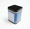 piccola scatola metallica ermetica quadrata della latta del tè nero 58x58x78Hmm con il coperchio interno fornitore