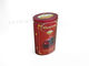 Logo su ordinazione del cioccolato dello SGS del tè del contenitore ovale rosso di latta che stampa 110 * 74 * 190 millimetri fornitore
