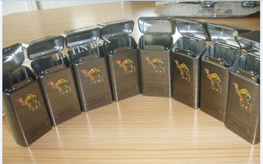 Porcellana Scatola d'annata 100 ' S di re Size Camel Metal Cigarette di 10 portasigarette impressa bastoni fornitore