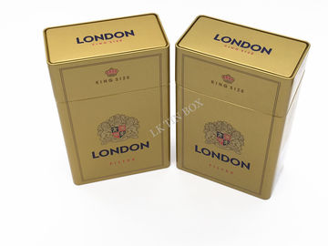 Porcellana Il logo su ordinazione del barattolo di latta della sigaretta di Londra Preminum ha stampato per un OEM/ODM di 10 pacchetti fornitore