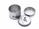 Aromatizzi i contenitori rotondi CMYK/PMS del contenitore di latta del metallo del sale con la finestra di PS fornitore