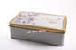 Il porker stampato scatola su ordinazione della latta del regalo scheggia i contenitori rettangolari della latta della finestra del PVC fornitore
